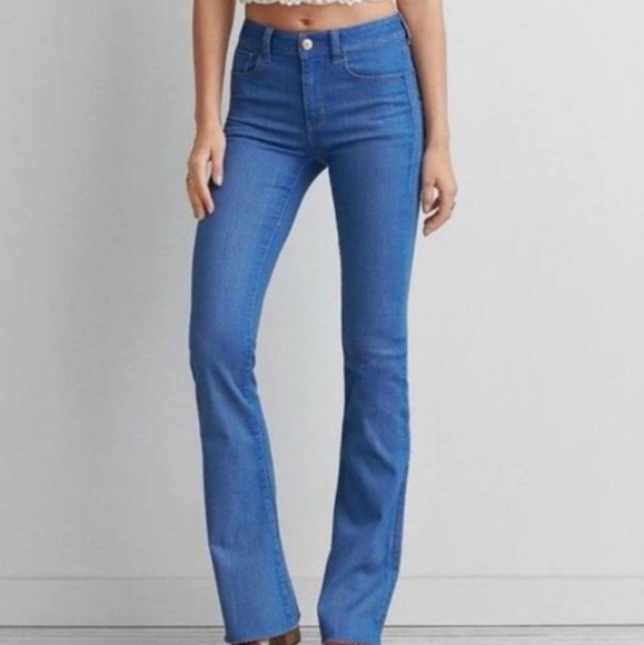 American Eagle Hi-Rise slim flare Long - Picture 1 of 12